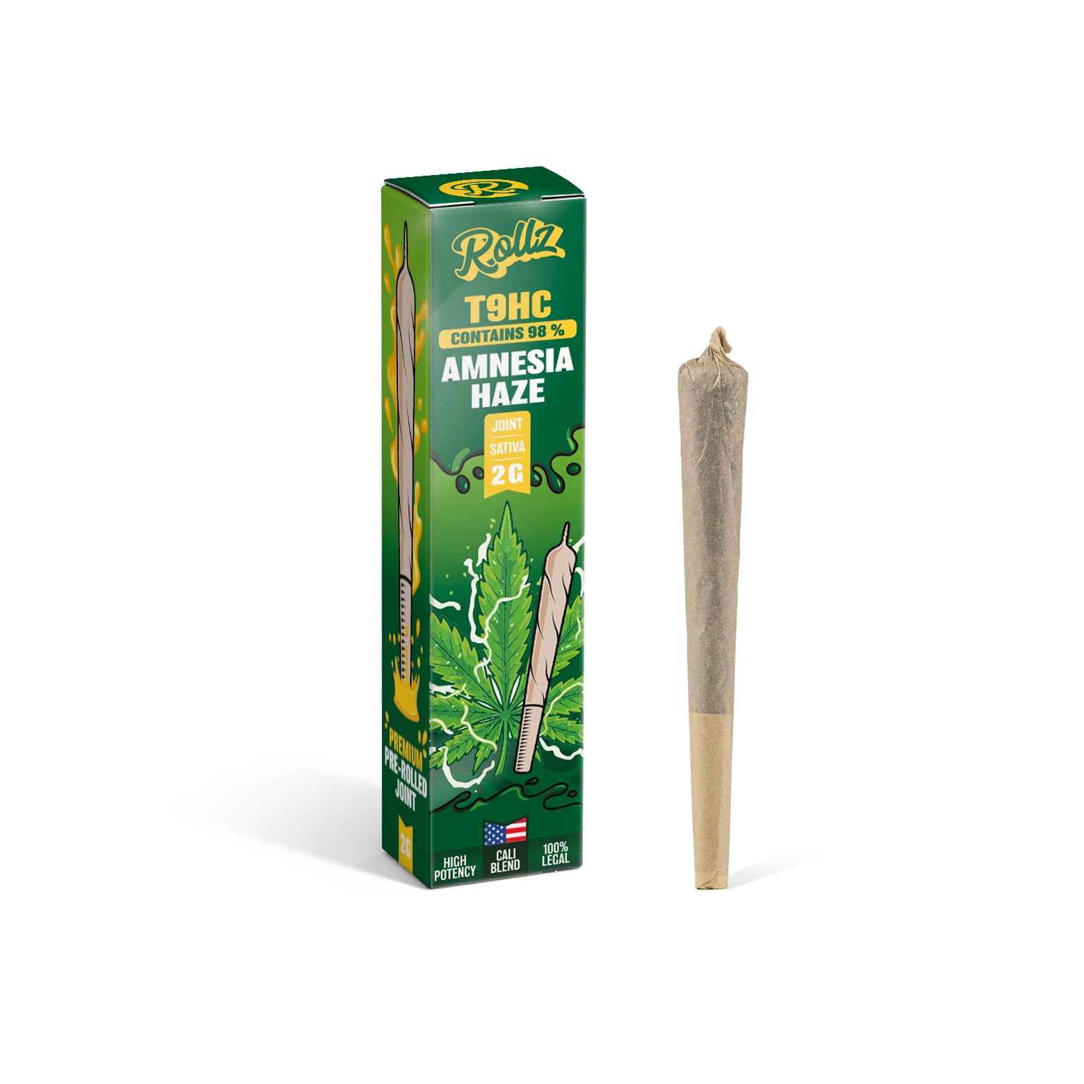 ROLLZ T9HC 98% Joint Amnesia Haze 2g