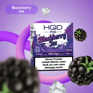 HQD Cirak 2 Pod Blackberry Ice 18mg 1200 Bild 1